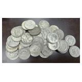 50- 90% Silver Half Dollars