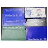 Assorted Proof Sets, see photos