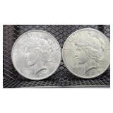 Pair of Silver Dollars