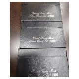 US Mint Silver Proof Sets, see photo for dates