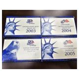 US Mint Proof Sets, see photo for dates