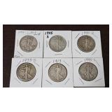 Walking Liberty Half Dollars