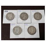 Barber Half Dollars