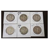 Walking Liberty Half Dollars