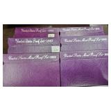 US Mint Proof Sets, see photo for dates