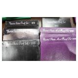 US Mint Proof Sets, see photo for dates