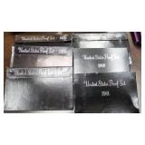 US Mint Proof Sets, see photo for dates