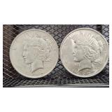 Pair of Silver Dollars