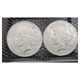 Pair of Silver Dollars