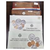 US Mint Sets, see photo for dates
