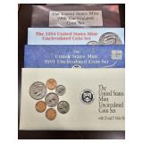 US Mint Sets, see photo for dates