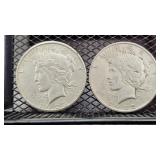 Pair of Silver Dollars