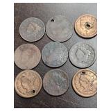 Large Cent Collection