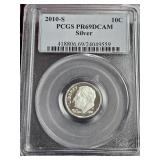 2010-S Silver Dime PR69DCAM