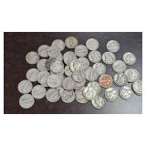 57 Mercury Dimes