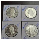 Silver Proof Quarters