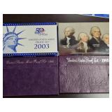 Assorted Proof Sets, see photo