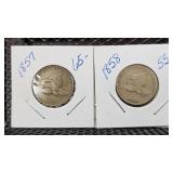 Pair of Flying Eagle Cents