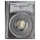 2003-S Silver Dime PR69DCAM