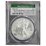 2020 BU American Silver Eagle Emergency Issue
