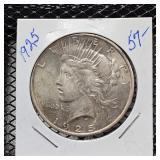 1925 Peace Silver Dollar