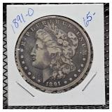 1891-O Morgan Silver Dollar