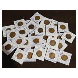 Carded Lincoln Cents, See Photo