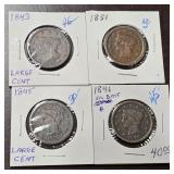 Large Cents, see picture