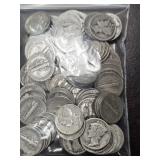 100 Silver Mercury Dimes