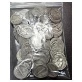 100 Silver Mercury Dimes