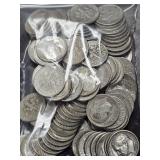 100 Silver Roosevelt Dimes