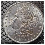 1887 Morgan Silver Dollar