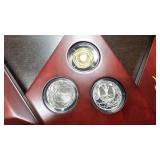 Gold, Silver & Titanium Millennium Coin Set