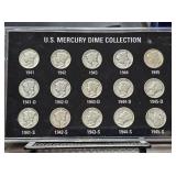 Mercury Dime Collection