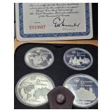 4.32oz  Sterling Silver Canadian Coins