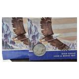 Bald Eagle Coin & Medal Set