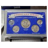 Americana Coin Set in Acrylic