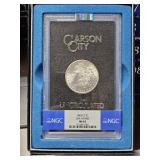 1883 CC GSA Hoard MS62 Cracked Case