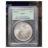 1883-O MS64 Morgan Silver Dollar