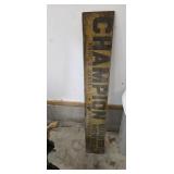 Champion New Washington sign