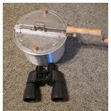 Popcorn Pan & Binoculars