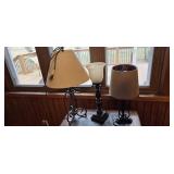 3 Table lamps