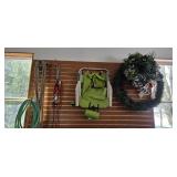 Folding Chair, Wreath, Rope