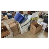 Totes, Boxes, Bowling Ball