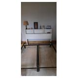 Headboard and bedframe with contents