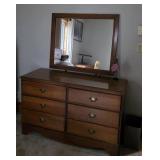 Dresser with mirror