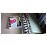 wrapping paper and bags