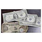 Silver Certificates & Foreign