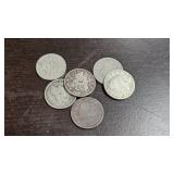 1867 Shield Nickel & Assorted V Nickels