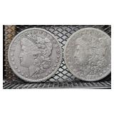 Morgan Silver Dollars, see photo
